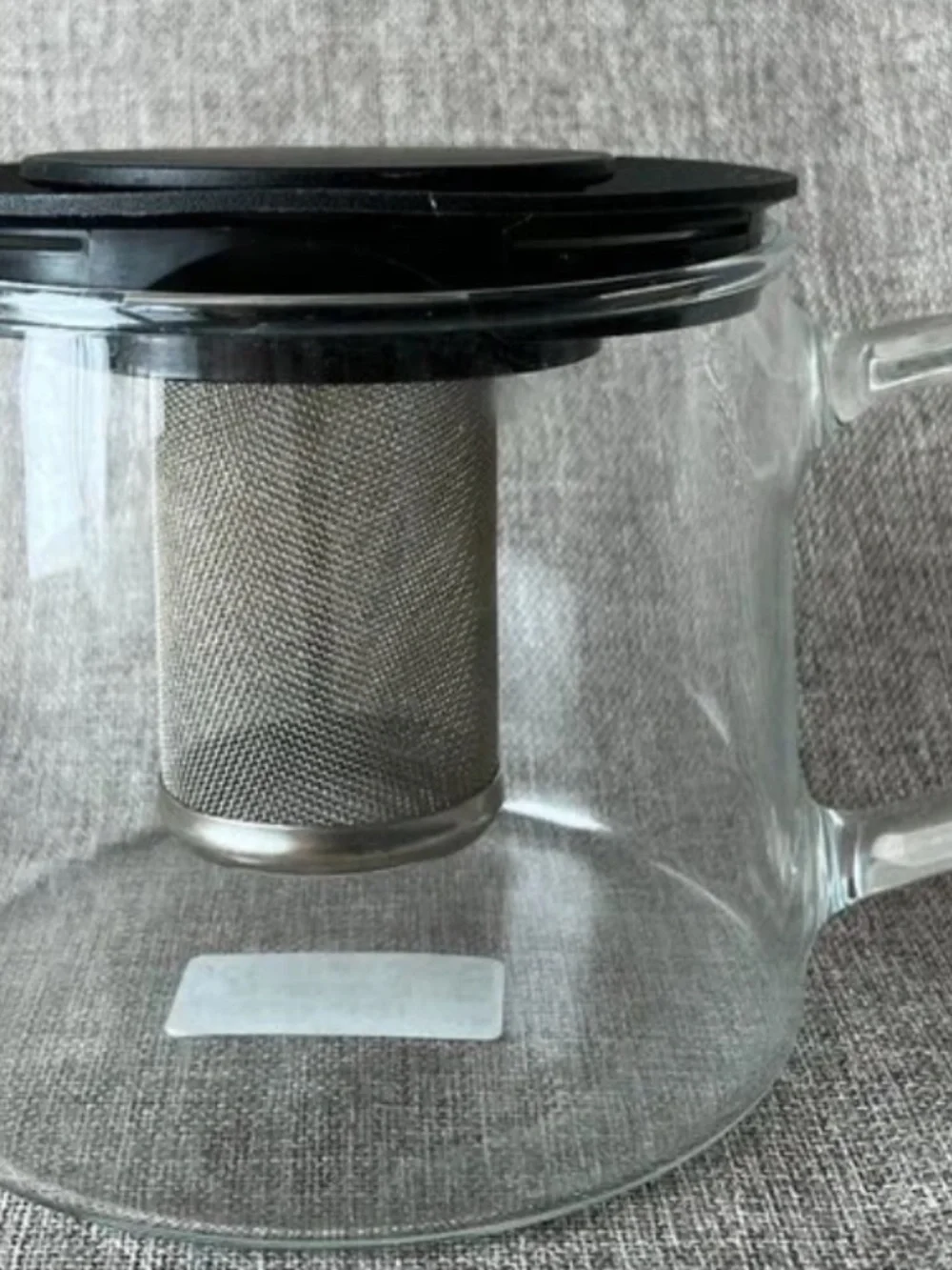 RIKLIG Teapot, glass, 1.6 qt